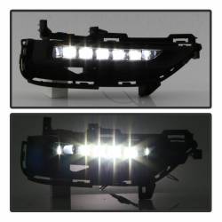 Spyder Auto - Spyder Auto 5083043 LED Fog Lights Black/Clear for 16-17 Accord Coupe - Image 8