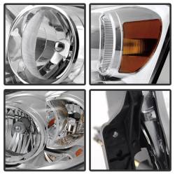 Spyder Auto - xTune Auto 9022913 Chrome/Clear Crystal Headlights for Ram 1500/2500/3500 - Image 4
