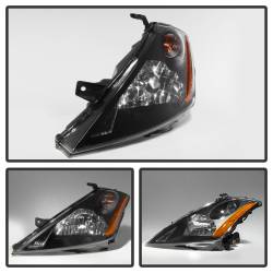 xTune Auto - xTune Auto 9023590 Crystal Headlights Black/Clear - Image 2