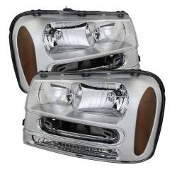 xTune Auto - xTune Auto 9023545 Chrome/Clear Crystal Headlights - Image 1