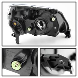 xTune Auto - xTune Auto 9023699 Crystal Headlights Black/Clear for 03-05 Honda Pilot - Image 5