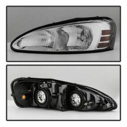 xTune Auto - xTune Auto 9023651 Chrome/Clear Crystal Headlights - Image 2