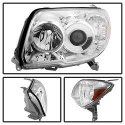 xTune Auto - xTune Auto 9023743 Chrome Crystal Headlights for 06-09 Toyota 4Runner - Image 2
