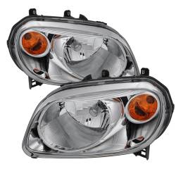 xTune Auto - xTune Auto 9023835 Chrome/Clear Crystal Headlights - Image 1