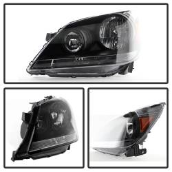 xTune Auto - xTune Auto 9023842 Crystal Headlights Black/Clear - Image 2