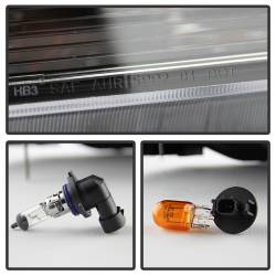 xTune Auto - xTune Auto 9023842 Crystal Headlights Black/Clear - Image 5