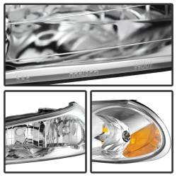xTune Auto - xTune Auto 9025396 Chrome/Clear Crystal Headlights - Image 2