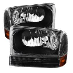 xTune Auto - xTune Auto 9025402 Crystal Front Headlight Kit Black/Clear - Image 1