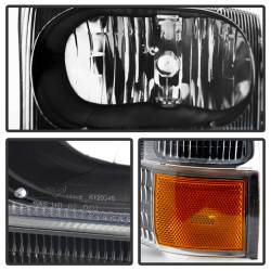 xTune Auto - xTune Auto 9025402 Crystal Front Headlight Kit Black/Clear - Image 2