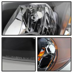 xTune Auto - xTune Auto 9024887 Crystal Headlights Black/Clear - Image 2