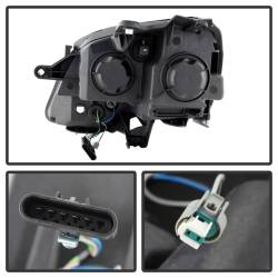 xTune Auto - xTune Auto 9025464 Crystal Headlights Black/Clear - Image 3