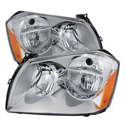 xTune Auto - xTune Auto 9024719 Chrome/Clear Crystal Headlights - Image 1