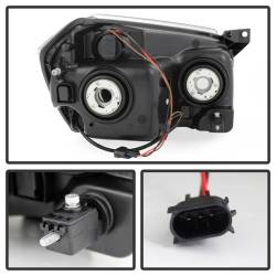 xTune Auto - xTune Auto 9024733 Crystal Headlights Black/Clear - Image 3