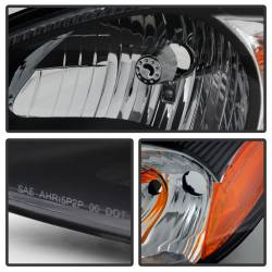 xTune Auto - xTune Auto 9024740 Crystal Headlights Black/Clear - Image 2