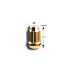 Gorilla Automotive - Gorilla 21132GD Small Lug Nut Acorn QTY 16 w/Key Gold 12mm x 1.50 - Image 2