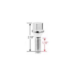 Gorilla Automotive - Gorilla 17179 Lug Bolt Cone Seat Chrome 12mm x 1.50 Total 2.10" US 1.10" - Image 2