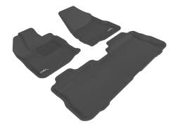 3D MAXpider - MAXpider L1CH01401509 Kagu Floor Mat Front Rear Black Chevrolet/GMC Equinox - Image 1