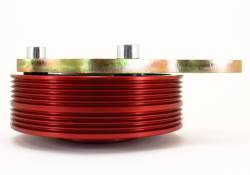 GrimmSpeed - GrimmSpeed 095015R Pulley Adapter Red - Image 4