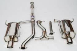 Invidia - Invidia HS10SL1GT3 Q300 Exhaust Dual Exhaust Rolled Stainless Steel Tips - Image 2