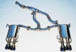 Invidia - Invidia HS11STIG3T Q300 Exhaust Dual Exhaust Titanium Tips 76mm Tips Dual - Image 1