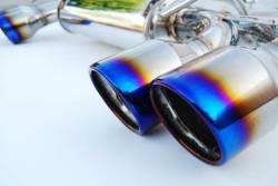 Invidia - Invidia HS08STIG3T Q300 Exhaust Dual Exhaust Titanium Tips - Image 3