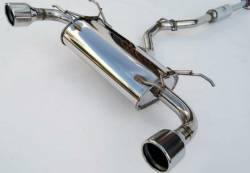 Invidia - Invidia HS12SSTG3S Q300 Exhaust Dual Exhaust Rolled Stainless Steel Tip - Image 3