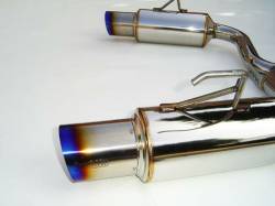 Invidia - Invidia HS00HS1GTT N1 Exhaust Dual Exit Titanium Tips 70mm Tip 101mm Ti - Image 3