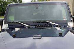 Kentrol - Kentrol 30572 Polished Silver Hood Hinge Pair for 07-18 Jeep Wrangler JK - Image 6