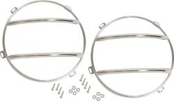 Kentrol - Kentrol 30573 Polished Euro Headlight Guards Pair for 07-18 Jeep Wrangler JK - Image 1