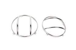 Kentrol - Kentrol 30573 Polished Euro Headlight Guards Pair for 07-18 Jeep Wrangler JK - Image 2