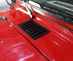 Kentrol - Kentrol 50500 Powdercoat Black Hood Vent for 97-06 Jeep Wrangler TJ - Image 7