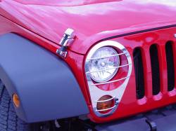 Kentrol - Kentrol 30579 Polished Headlight Guards Pair for 07-18 Jeep Wrangler JK - Image 5