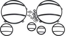 Kentrol - Kentrol 50013 Headlight & Marker Cover Set 6PC for 07-18 Jeep Wrangler JK - Image 1