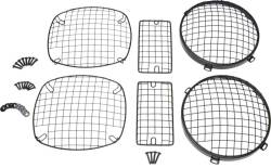 Kentrol - Kentrol 50488 Black Wire Mesh Guard Set 6pc for 97-06 Jeep Wrangler TJ - Image 1
