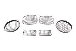 Kentrol - Kentrol 50488 Black Wire Mesh Guard Set 6pc for 97-06 Jeep Wrangler TJ - Image 3