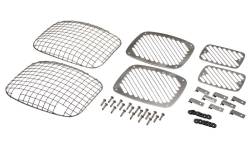 Kentrol - Kentrol 30467 Polished Billet & Wire Mesh Set 6pc for 87-95 Jeep Wrangler YJ - Image 1