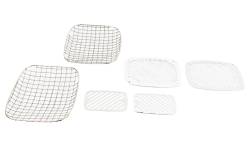 Kentrol - Kentrol 30467 Polished Billet & Wire Mesh Set 6pc for 87-95 Jeep Wrangler YJ - Image 4