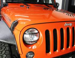 Kentrol - Kentrol 80573 Black Euro Headlight Guards Pair for 07-18 Jeep Wrangler JK - Image 8