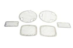 Kentrol - Kentrol 30493 Polished Billet Style Light Kit 6pc for 97-06 Jeep Wrangler TJ - Image 3
