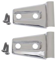 Kentrol - Kentrol 30019 Polished Hood Hinge OverlaysPair for 07-18 Jeep Wrangler JK - Image 1