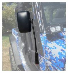 Steinjager - Steinjager Poly Insert Side Mirror Leg Kit Black for Wrangler JK J0045997 - Image 3