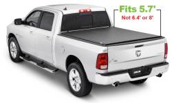 Tonno Pro - TonnoPro LR-2020 Lo-Roll Vinyl Roll-Up Tonneau Bed Cover for Ram 5.7' - Image 2