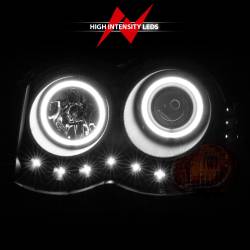 Anzo USA - Anzo USA Projector Headlight Set w/CCFL Halo Black for Grand Cherokee 111213 - Image 6