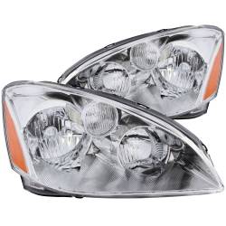 Anzo USA - Anzo USA Chrome Crystal Headlight Set for Altima 121259 - Image 1