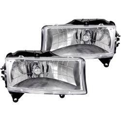 Anzo USA - Anzo USA 111021 Chrome Crystal Headlight Set for Dodge Dakota/Durango - Image 1