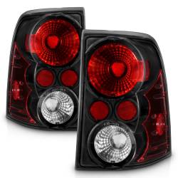 Anzo USA - Anzo USA Black Euro Clear Lens Taillight Set Explorer/Mountaineer 211081 - Image 2