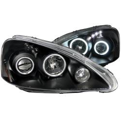 Anzo USA - Anzo USA Projector Headlight Set w/CCFL Halo Black Acura RSX 121197 - Image 1