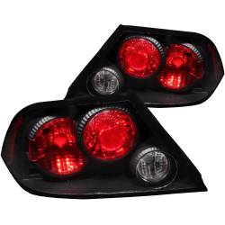 Anzo USA - Anzo USA 221086 Black Euro Clear Lens Taillight Set for 02-03 Mitsubishi Lancer - Image 1