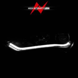 Anzo USA - Anzo USA Plank Style Projector Headlight Set Black for Genesis Coupe 121511 - Image 6