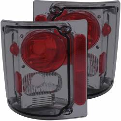 Anzo USA - Anzo USA Chrome Euro Smoked Lens Taillight Set GM C/K Trucks/Suvs 211153 - Image 1